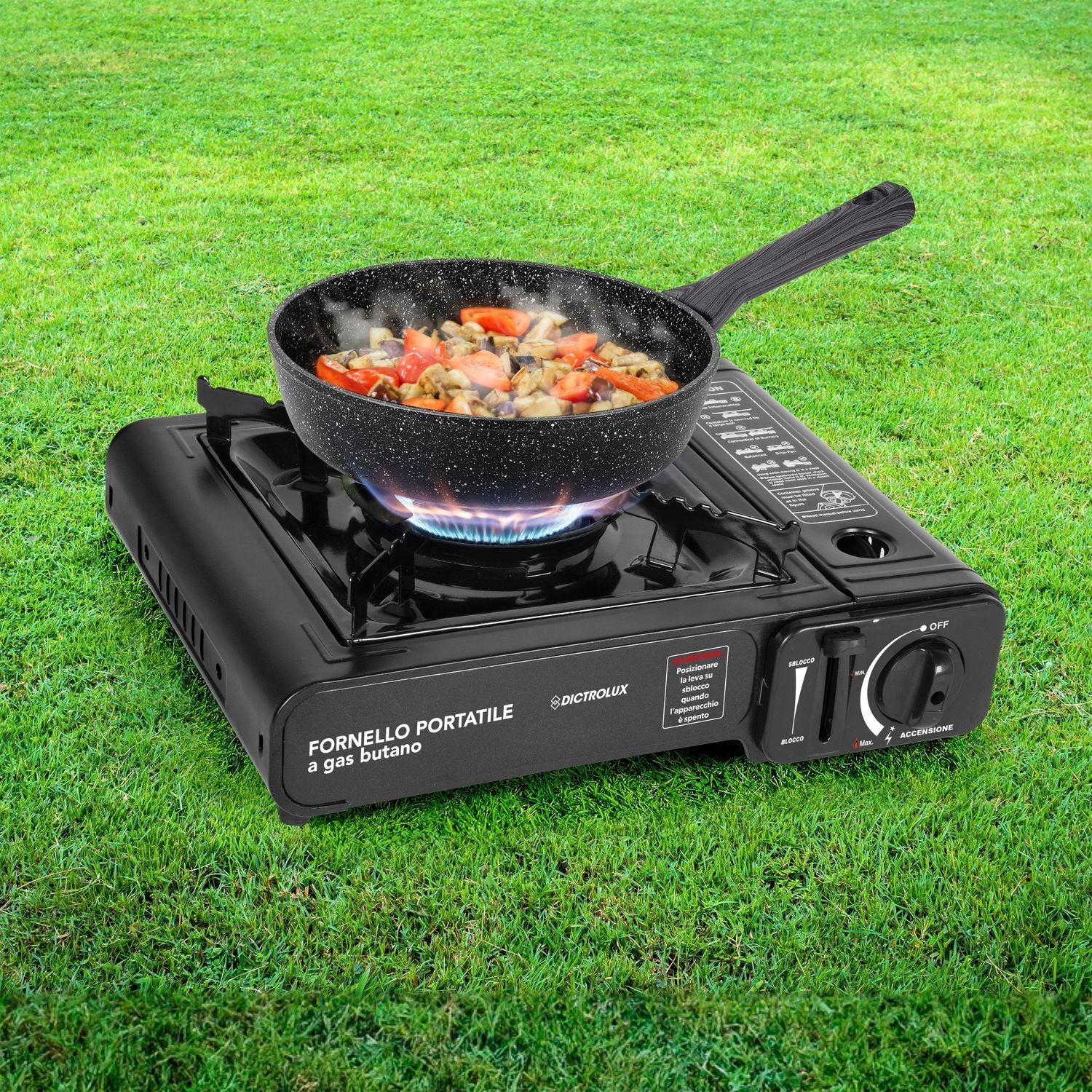 DICTROLUX - Fornello Portatile 34x28 cm